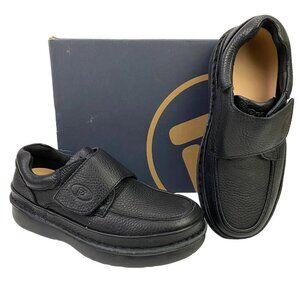 Propet Scandia Strap M5015 Black Leather Shoes Casual Mens 7